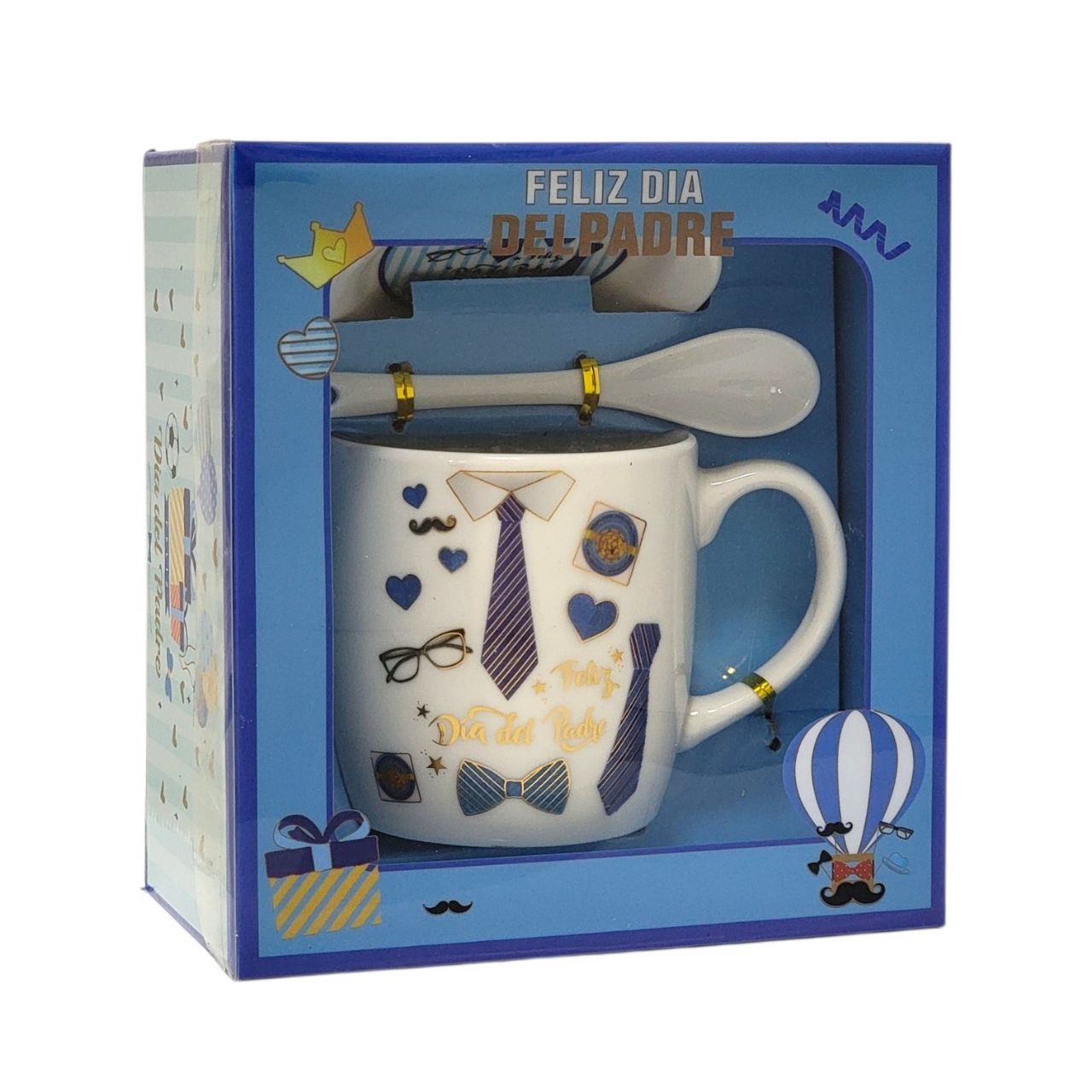 TAZA DE REGALO PARA PAPÁ DE CERAMICA 3PCS BENELI HOME