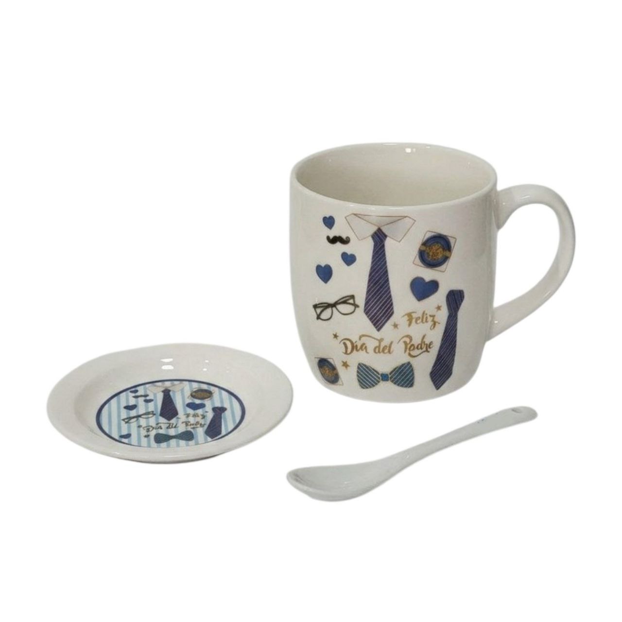 TAZA DE REGALO PARA PAPÁ DE CERAMICA 3PCS BENELI HOME