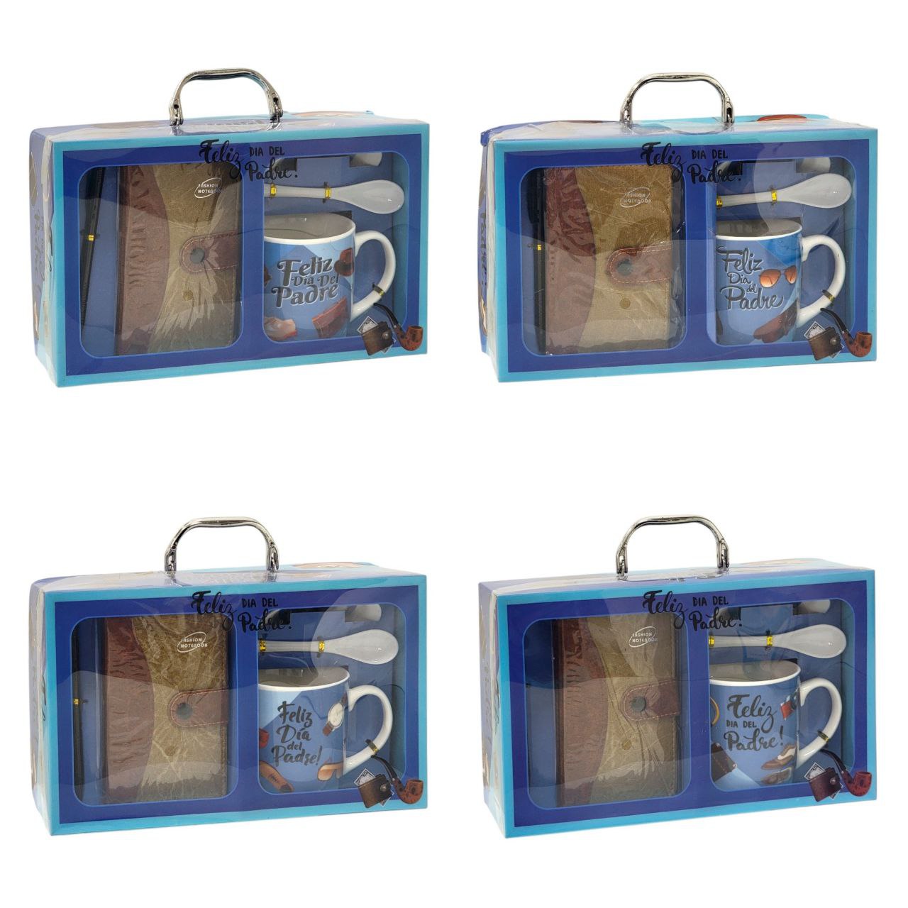 SET DE TAZA DE REGALO Y AGENDA PARA PAPÁ 5PCS BENELI HOME