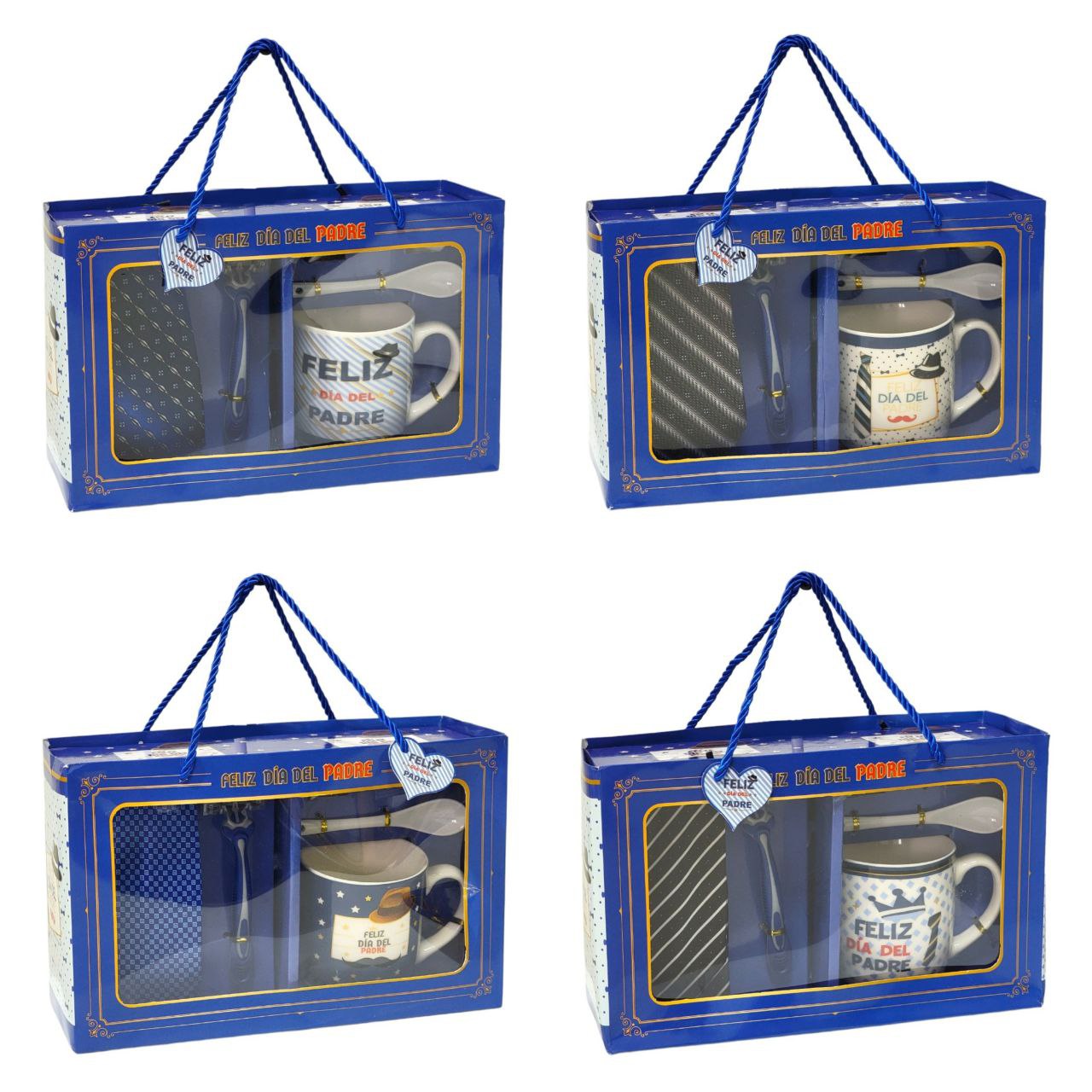SET DE TAZA DE REGALO Y CORBATA PARA PAPÁ 5PCS BENELI HOME