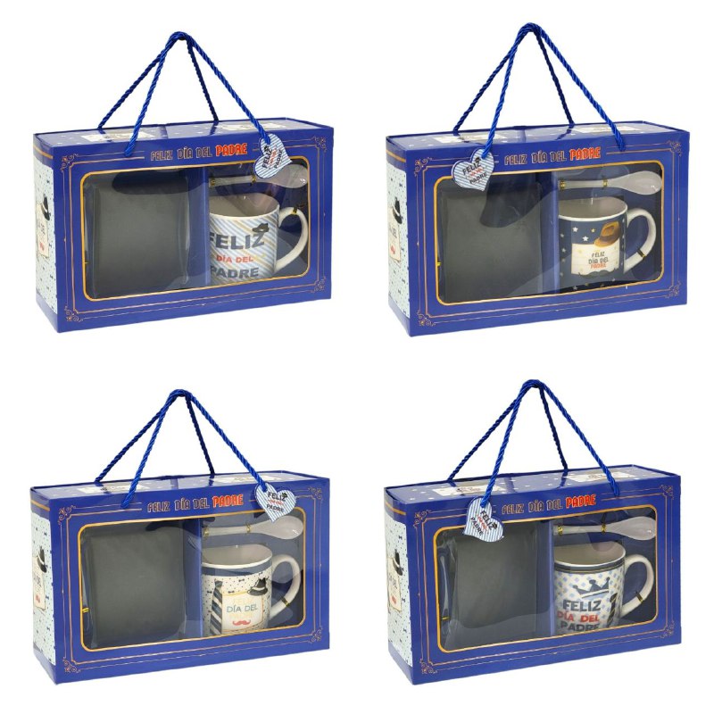 SET DE TAZA DE REGALO Y BILLETERA PARA PAPÁ 5PCS BENELI HOME
