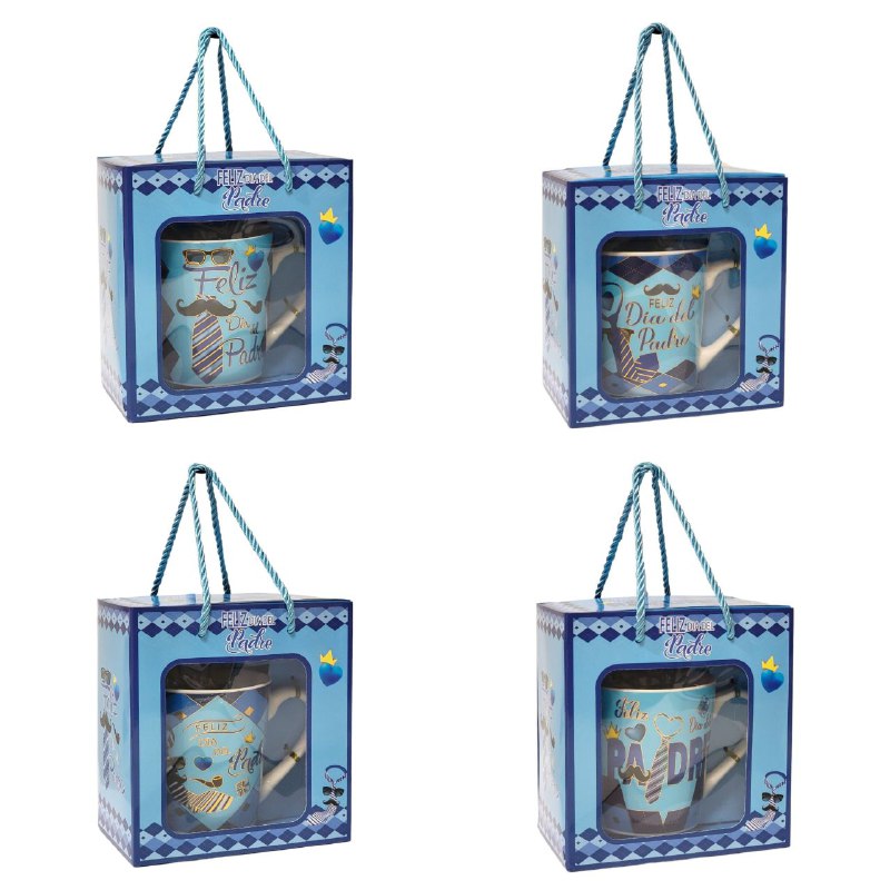 SET DE TAZA DE REGALO PARA PAPÁ CON CUCHARA DE LUJO BENELI HOME