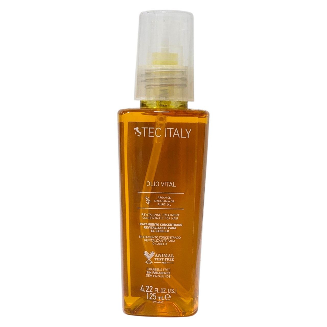 ACEITE PARA EL CABELLO REVITALIZANTE NUTRITIVO CON ACEITE DE BURITI TEC ITALY 125ML