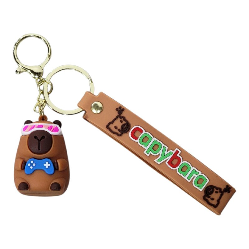 LLAVEROS DE CAPIBARA,CAPYBARA, 5 ESTILOS DISPONIBLES