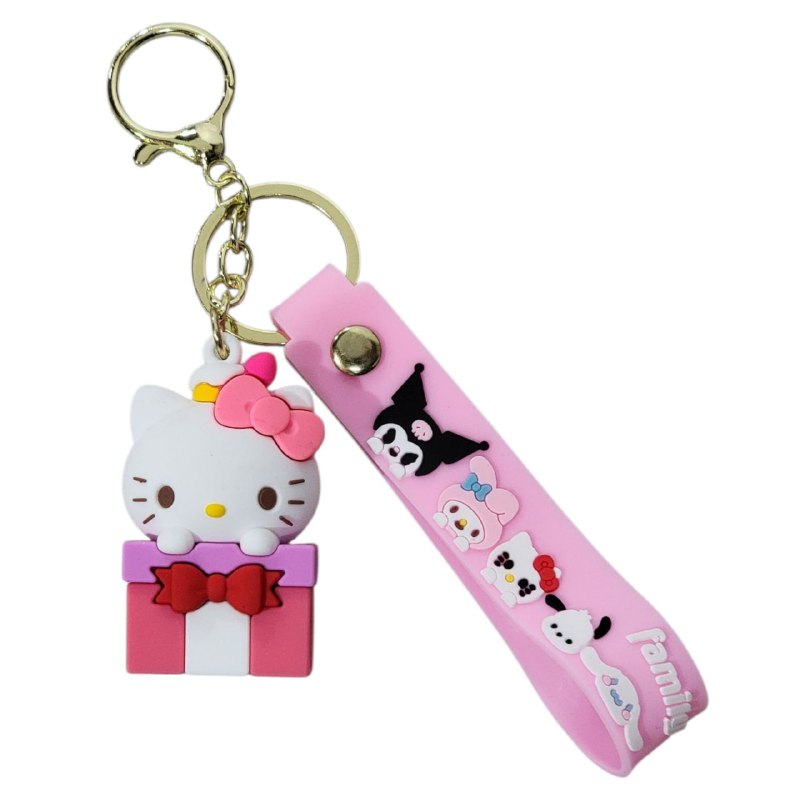 LLAVEROS DE MY MELODY KUROMI 6 ESTILOS DISPONIBLES