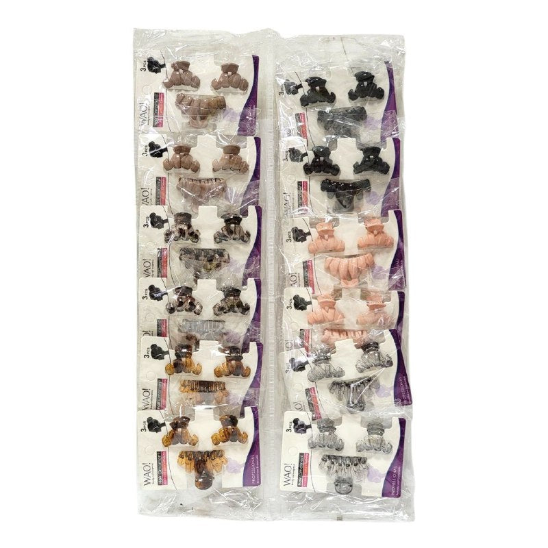 GANCHO PARA EL CABELLO DE AGARRE FIRME 3PCS WAO!  4CM,3CM X 2PCS