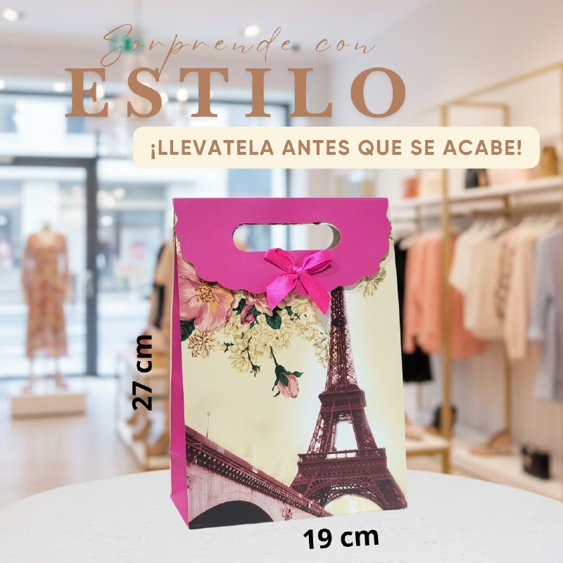 BOLSA DE REGALO MEDIANO 19X27CM