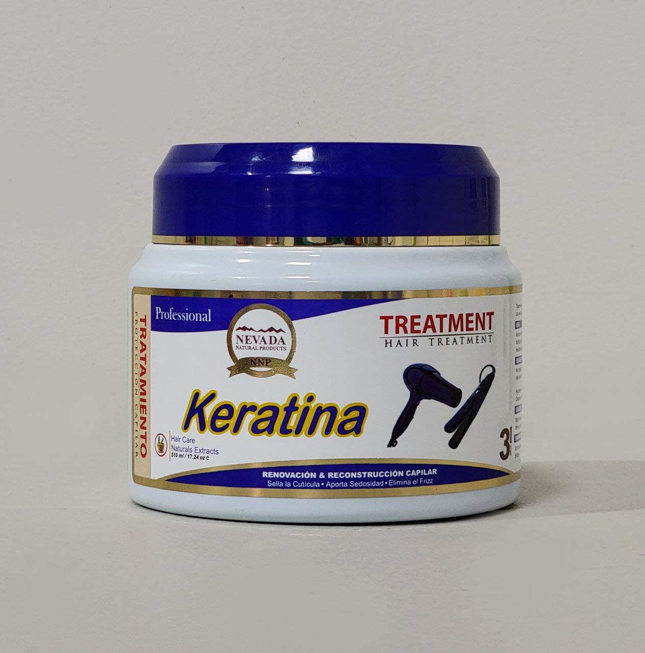 TRATAMIENTO DE KERATINA HIDRATANTE Y REESTRUCTURANTE NEVADA 510ML