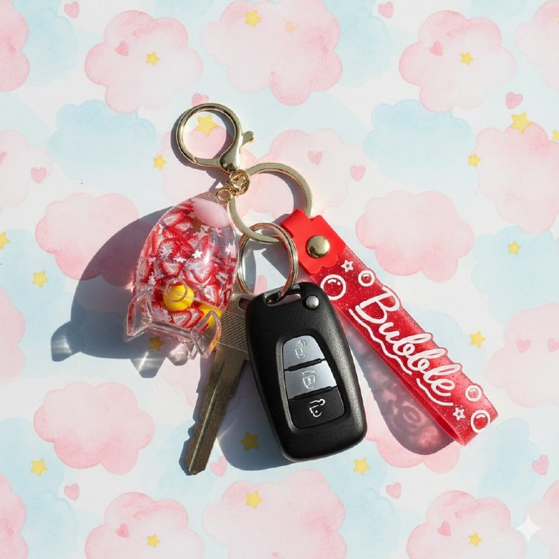 LLAVEROS DE ARENA MOVEDIZA LIQUIDA, 6 ESTILOS DISPONIBLES