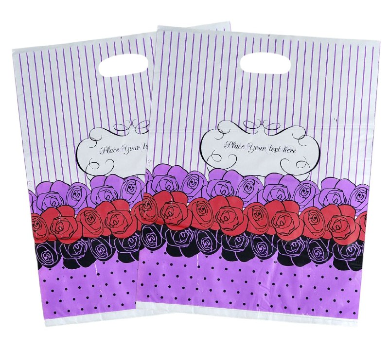 BOLSA DE REGALO PLASTICA EXTRA GRANDE 35X45CM, PAQUETE 100UND