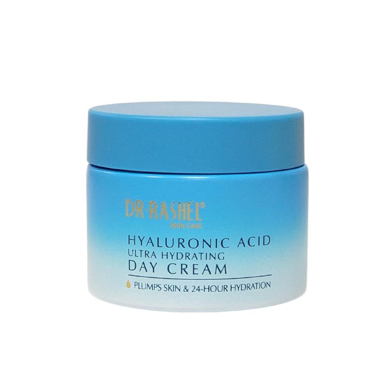 CREMA FACIAL DE DIA CON ACIDO HIALURONICO, HIDRATA PROFUNDAMENTE LA PIEL CON ACCION DURADERA, DEJANDOLA TERSA, SUAVE Y RADIANTE DR RASHEL 50G