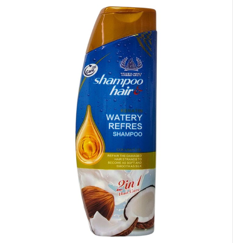 SHAMPOO DE ACEITE DE COCO ACUOSO Y REFRESCANTE TREE CITY 400ML