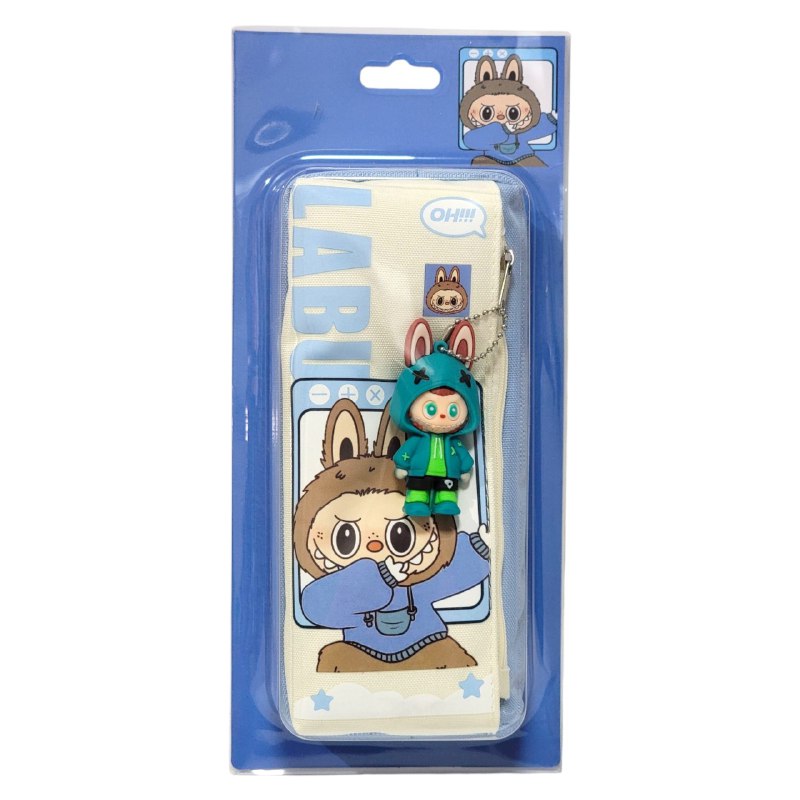 CARTUCHERA DE LABUBU QUE COMBINA ORGANIZACION IMPECABLE CON DISEÑO IRRESISTIBLE 3 COLORES