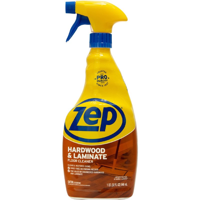 LIMPIADOR DE PISOS DE MADERA DURA Y LAMINADORS LIMPIA Y DA BRILLO ZEP 946ML