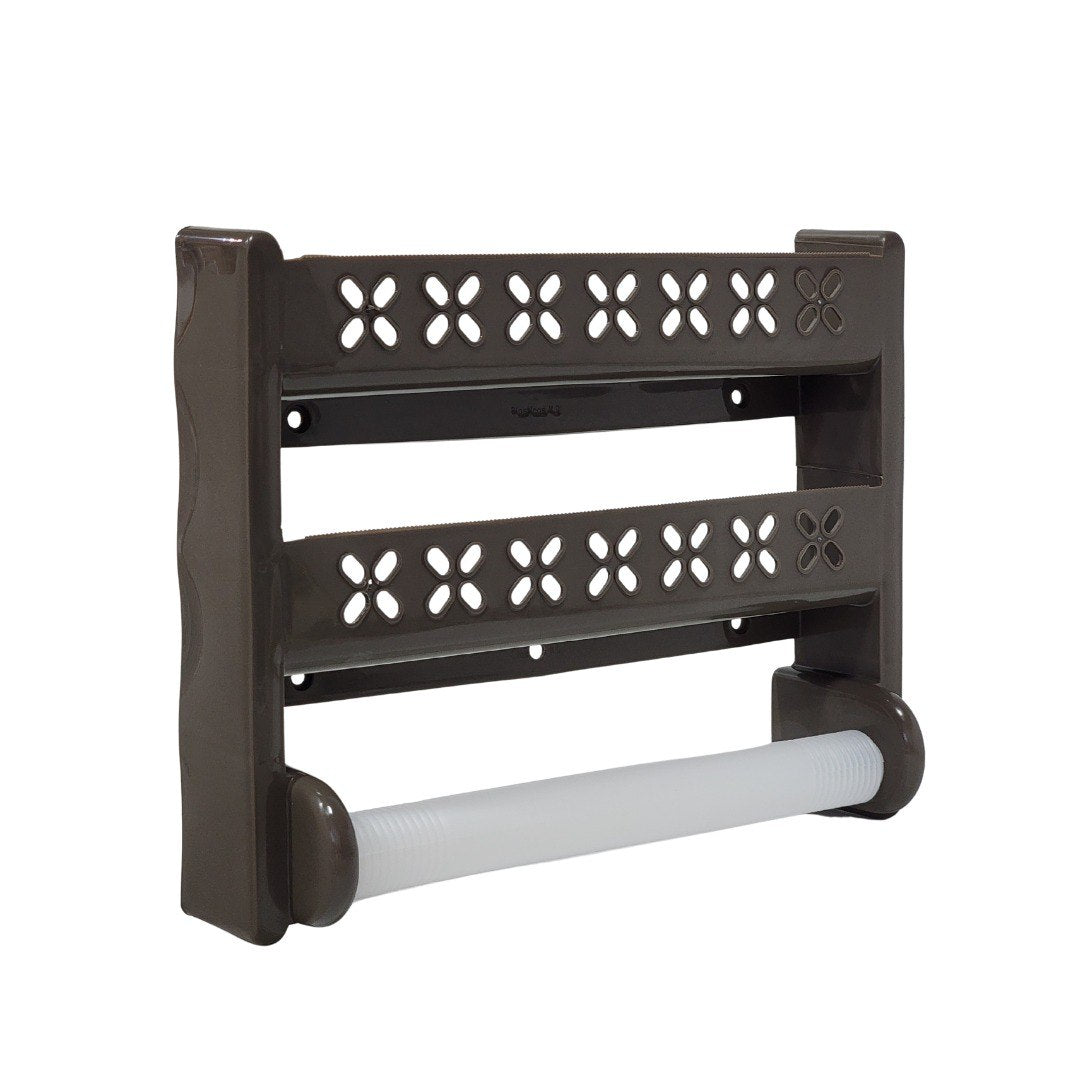 SOPORTE  PORTA ROLLOS PARA COCINA MQ 28X34CM