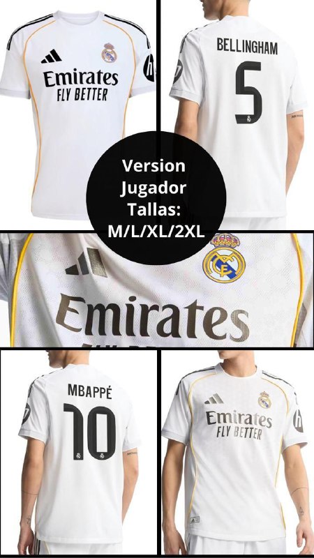 CAMISETA DE FUTBOL PARA HOMBRE VARIOS EQUIPOS
