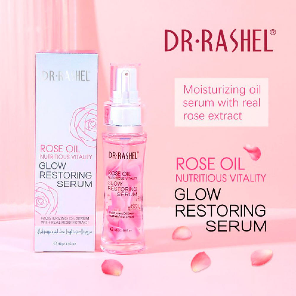 SUERO FACIAL DE ESENCIA DE ROSA DR RASHEL 40G