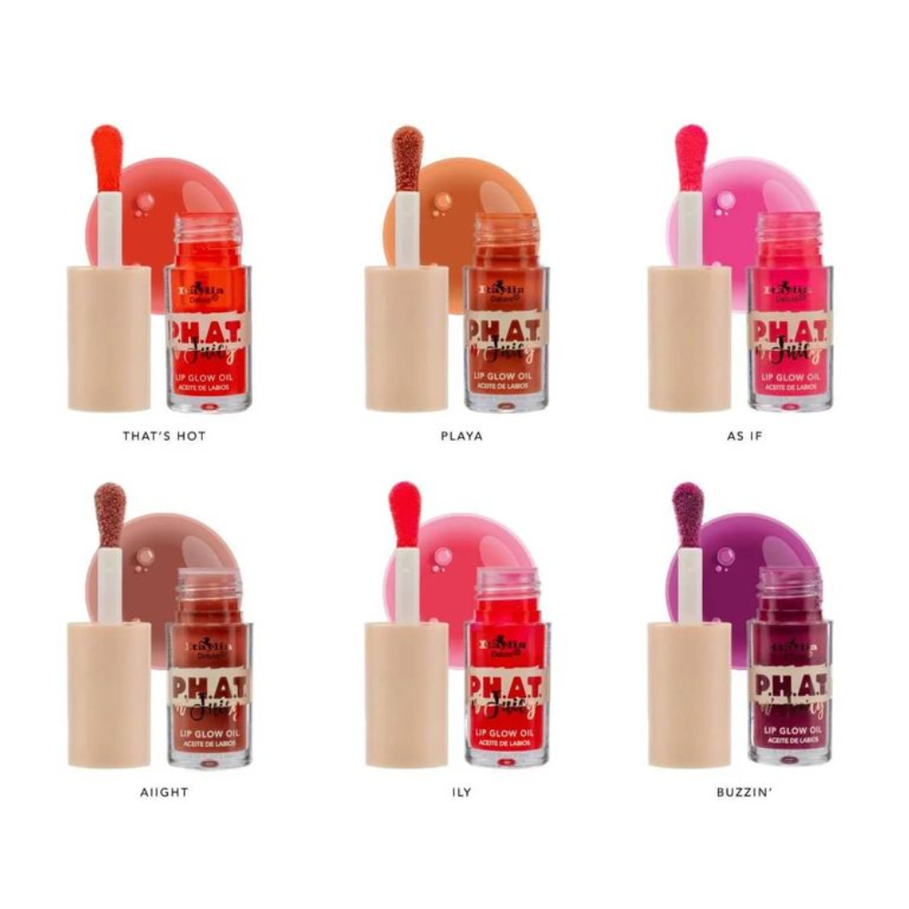 ACEITE DE LABIOS CON SABOR AGRADABLE 6 TONOS ITALIA DELUXE PHAT N JUICY 3.5ML