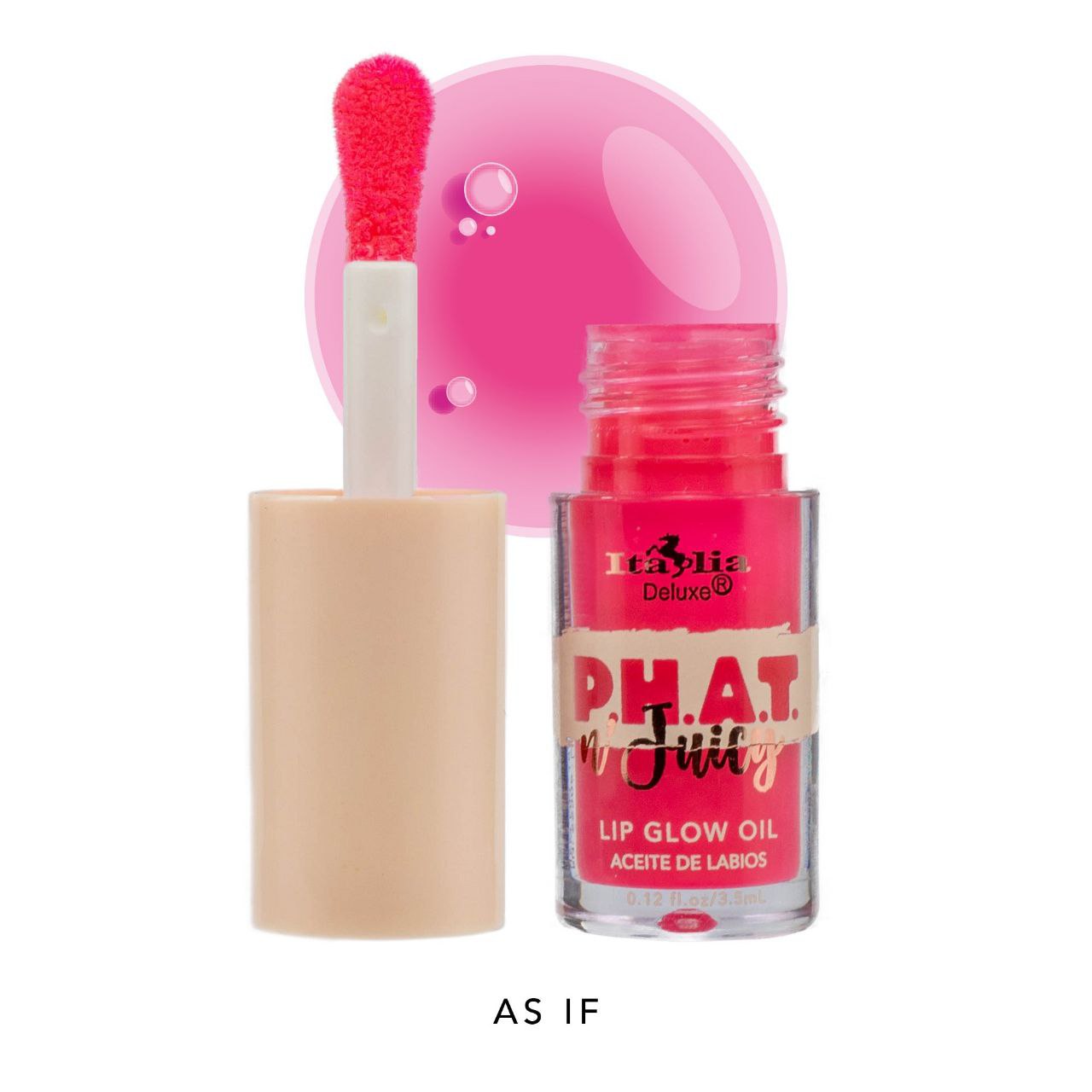 ACEITE DE LABIOS CON SABOR AGRADABLE 6 TONOS ITALIA DELUXE PHAT N JUICY 3.5ML