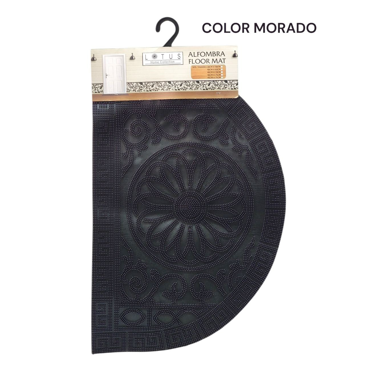 ALFOMBRA DECORATIVA DE DE CAUCHO PARA EXTERIORES LOTUS 40X60CM