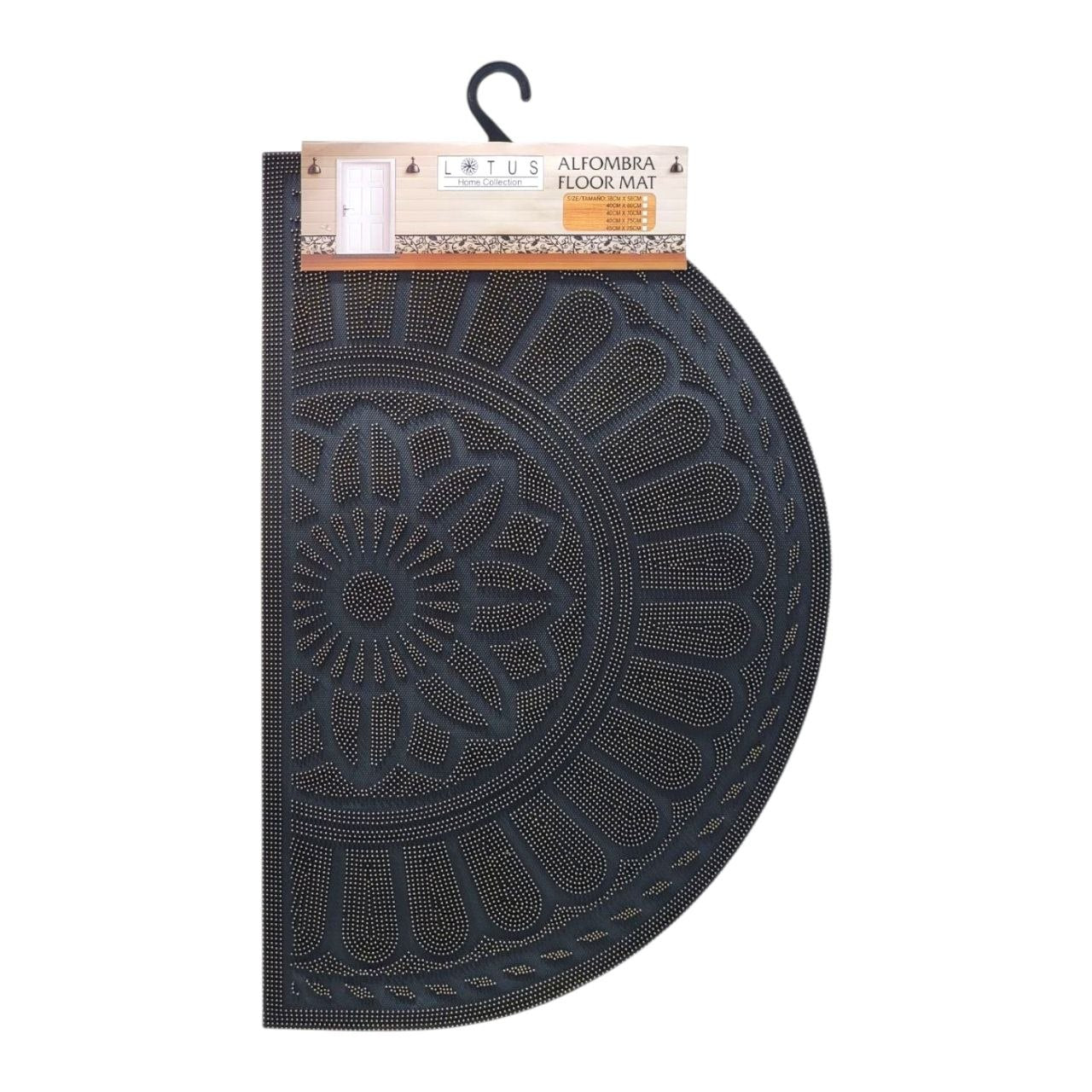 ALFOMBRA DECORATIVA DE DE CAUCHO PARA EXTERIORES LOTUS 40X60CM