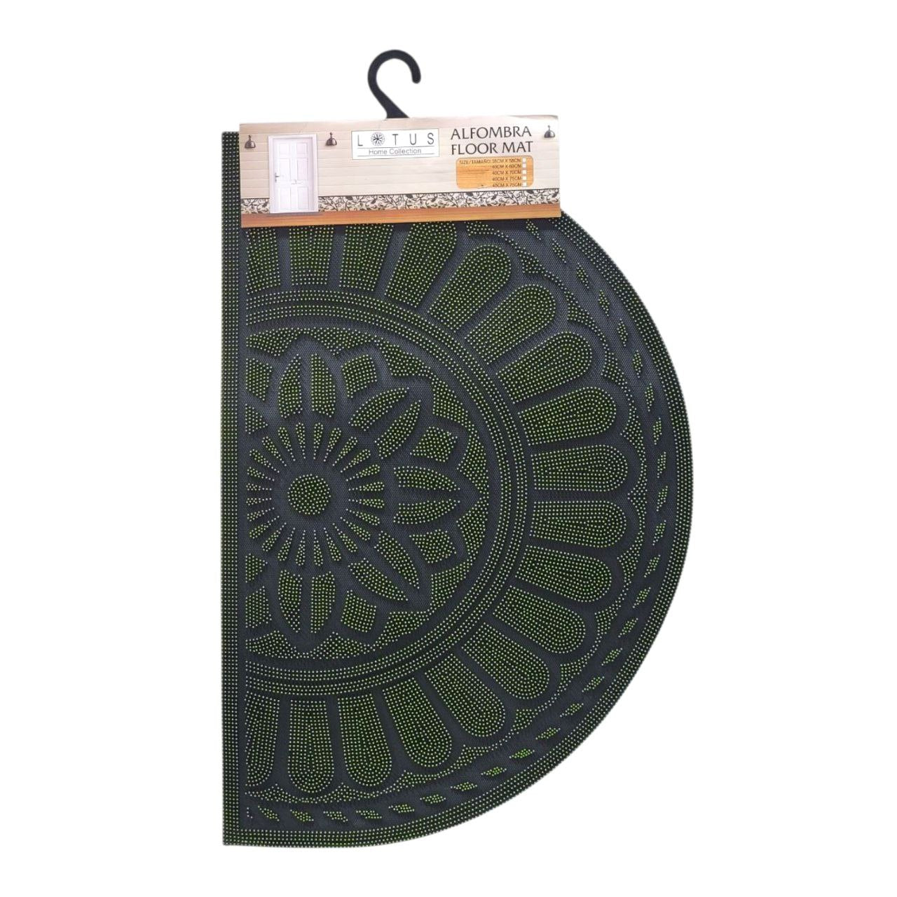 ALFOMBRA DECORATIVA DE DE CAUCHO PARA EXTERIORES LOTUS 40X60CM