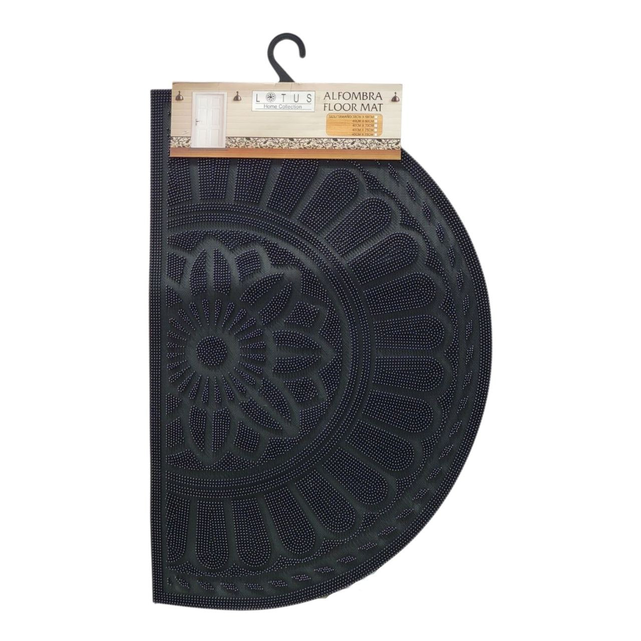 ALFOMBRA DECORATIVA DE DE CAUCHO PARA EXTERIORES LOTUS 40X60CM