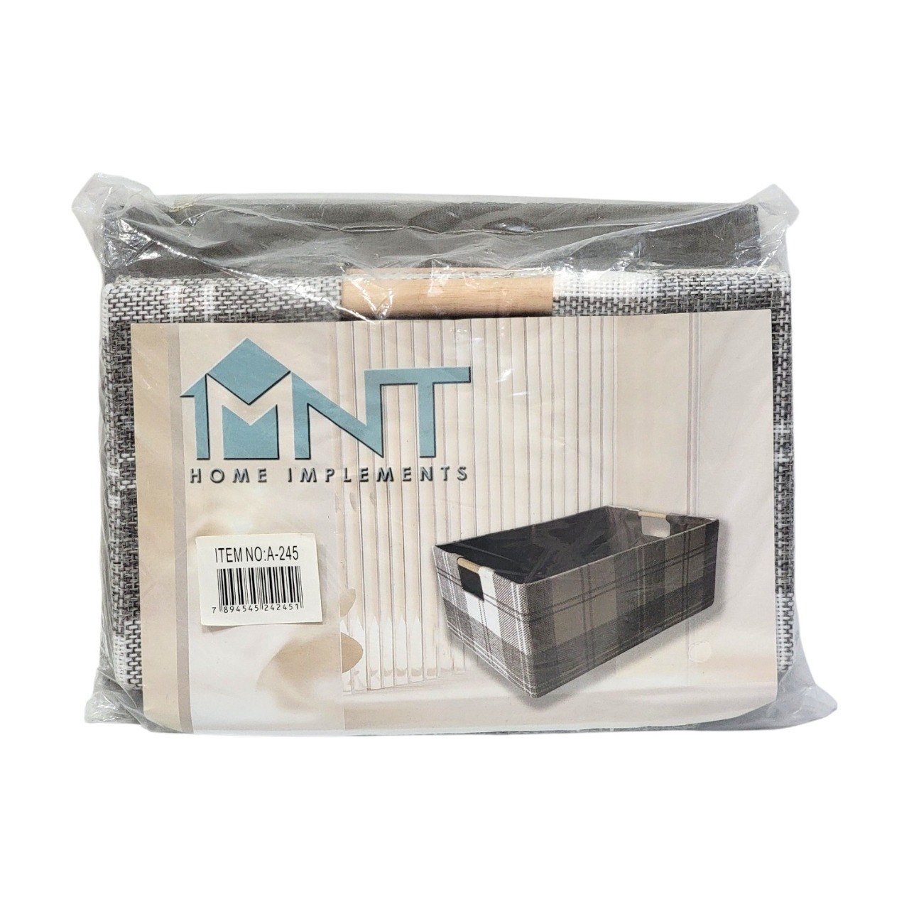 ORGANIZADOR DE ALMACENAMIENTO MULTIUSO PLEGABLE DE TELA HOME IMPLEMENTS 33X13CM