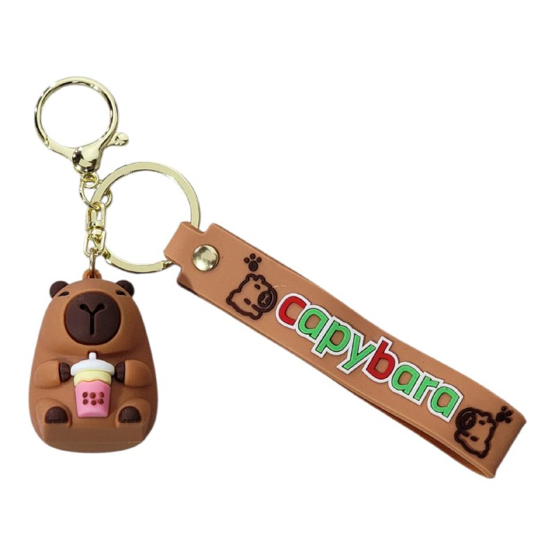 LLAVEROS DE CAPIBARA,CAPYBARA, 5 ESTILOS DISPONIBLES