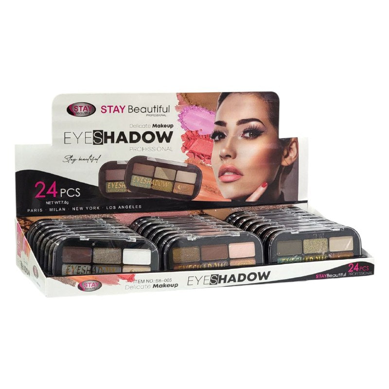 SOMBRA DE OJOS DELICADA STAY BEAUTIFUL 8G, 3 TONOS