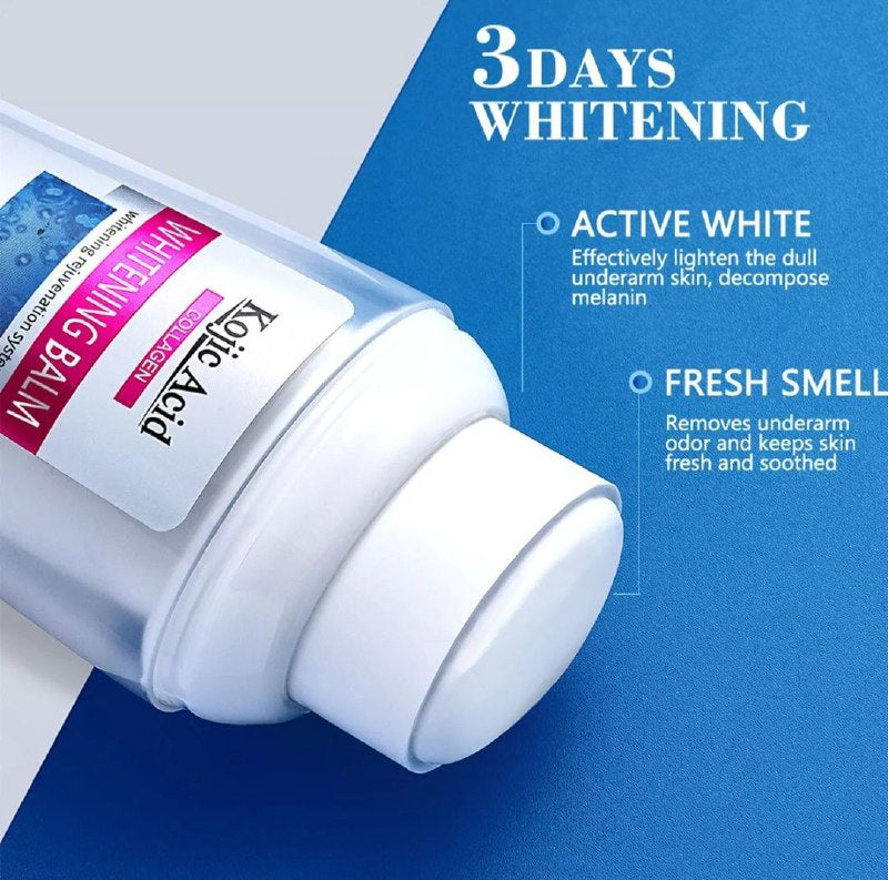 DESODORANTE EN BARRA BLANQUEADOR CON ACIDO KOJICO Y COLAGENO 50G