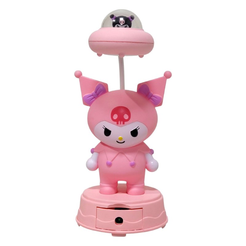 LAMPARA DE MESA RECARGABLE KUROMI CON SACAPUNTAS TABLE LAMP 3 COLORES