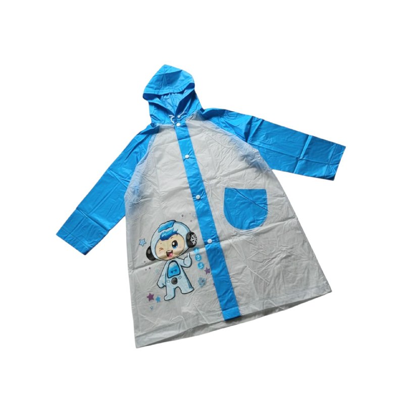 CAPOTE PARA LLUVIA DE PVC IMPERMEABLE PARA NIÑOS LIGERO Y FACIL DE LLEVAR 4 COLORES HUAYI