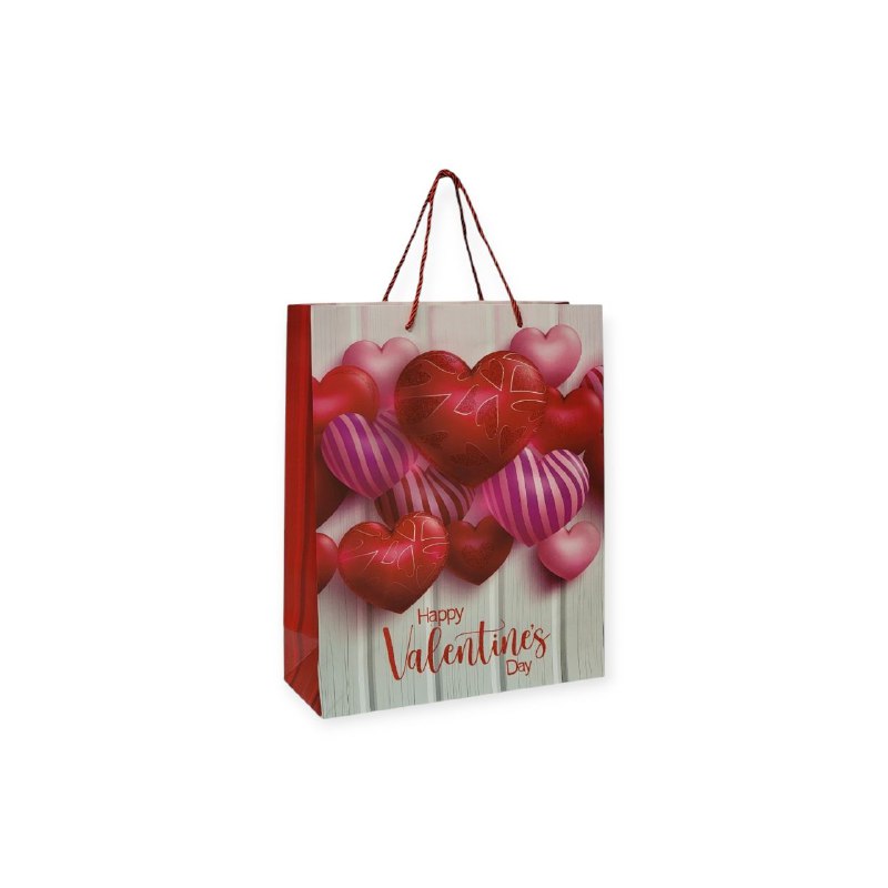 BOLSA DE REGALO PEQUEÑA 18X10X23CM SAN VALENTIN
