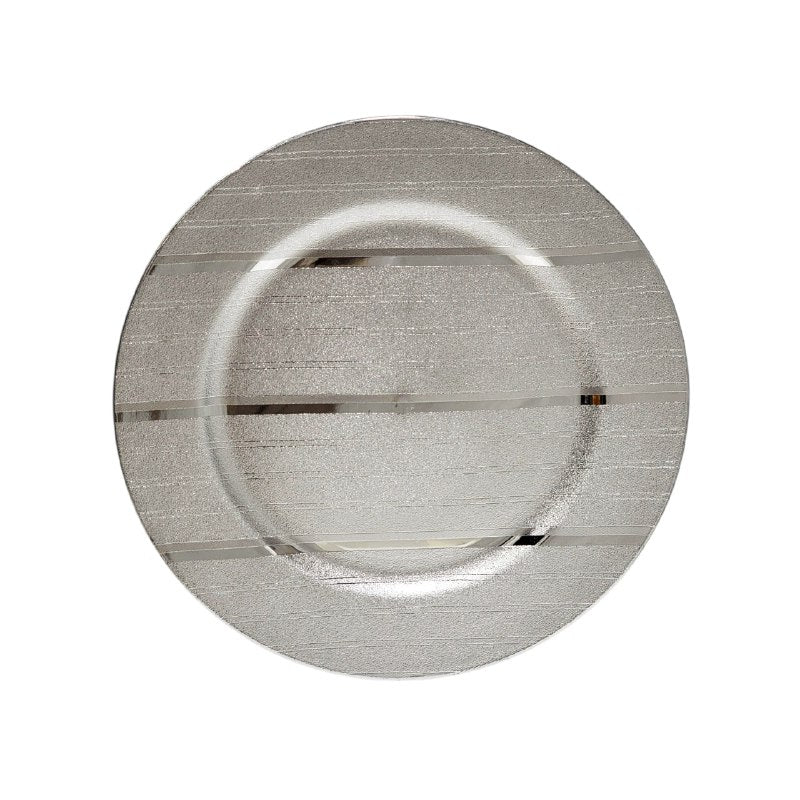 PLATO DE CARGA DECORATIVO NAVIDEÑO ROJIZOS 31X31CM