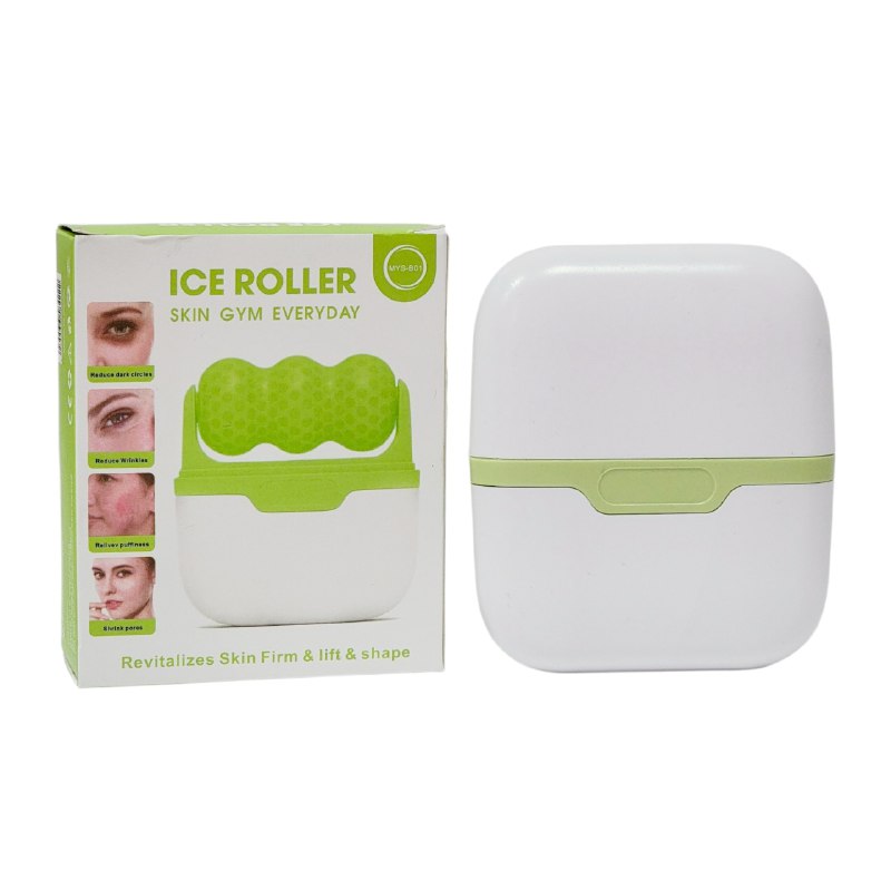 MOLDE RODILLO DE HIELO FACIAL QUE DESINFLAMA INMEDIATAMENTE Y ESCULPE LOS CONTORNOS DE LA PIEL ICE ROLLER 7.5X8.5CM