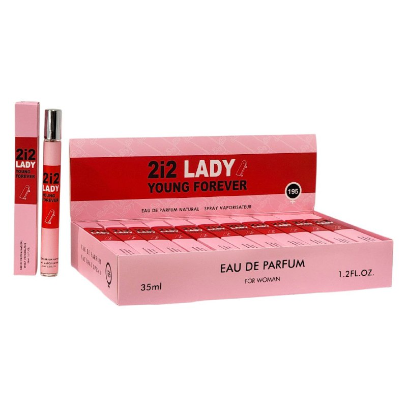PERFUME EN TUBO PARA DAMA 2i2 LAY YOUNG FOREVER 195 EDP 35ML (M) (AROMA SIMILAR CAROLINA HERRERA 212 HEROES YOUNG)