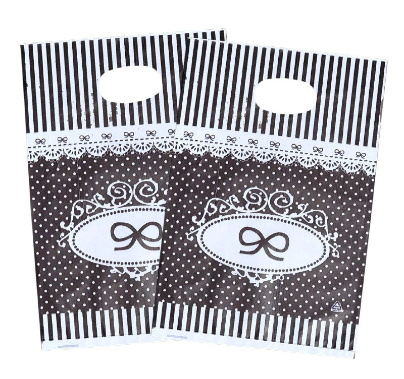 BOLSA DE REGALO PLASTICA PEQUEÑA 20X30CM, PAQUETE 100UND