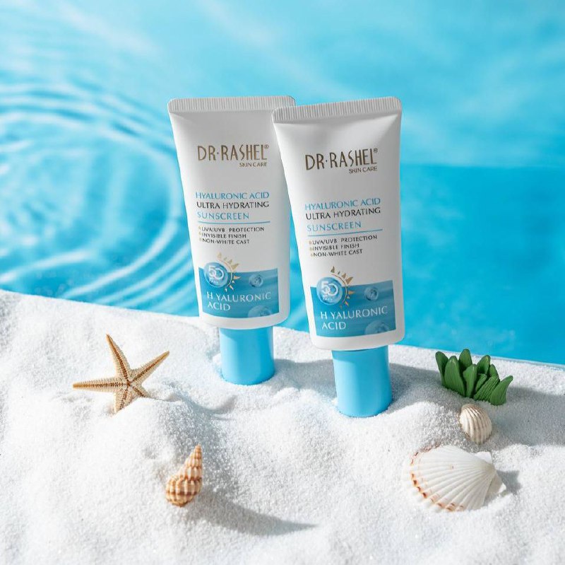 PROTECTOR SOLAR EN CREMA ULTRAHIDRATANTE CON ACIDO HIALURONICO 50G, FPS50 QUE PROTEGE EFICAZMENTE LA PIEL Y LA MANTIENE HIDRATADA DR RASHEL