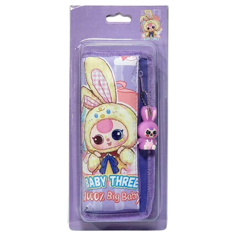 CARTUCHERA DE LABUBU QUE COMBINA ORGANIZACION IMPECABLE CON DISEÑO IRRESISTIBLE 3 COLORES