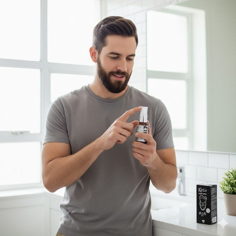 ACEITE PARA EL CABELLO TONICO MINOXIDIL PARA EL CRECIMIENTO DE LA BARBA Y PELO KARICIA 30ML