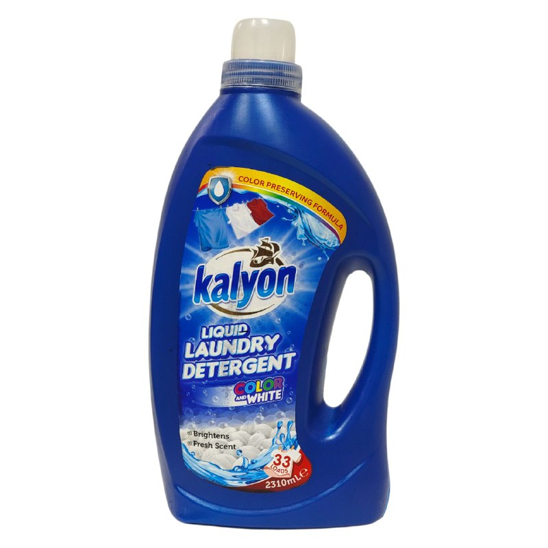 DETERGENTE LIQUIDO PARA LAVAR ROPA DE COLOR Y BLANCA KAYLON 2310ML