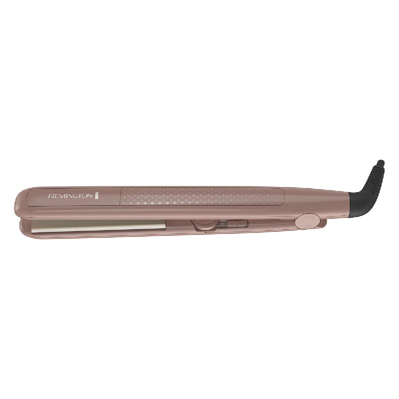 PLANCHA PARA EL CABELLO DE CERAMICA Y MACADAMIA QUE CONTROLA EL FRIZZ Y CALENTAMIENTO RAPIDO REMINGTON