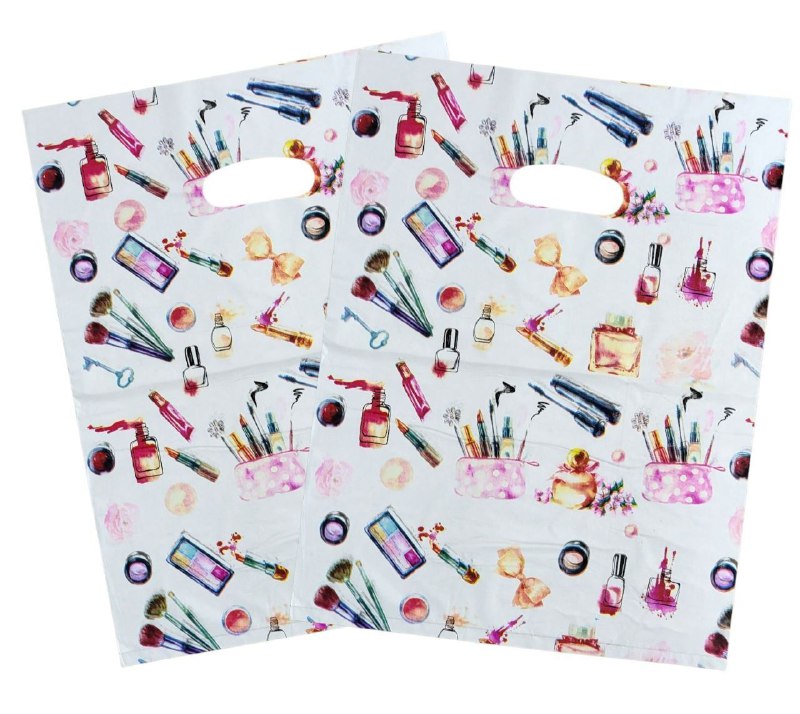 BOLSA DE REGALO PLASTICA GRANDE 30X40CM, PAQUETE 100UND