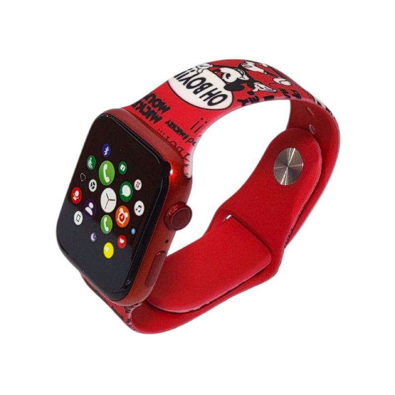 BRAZALETE INTERCAMBIABLE CORREA DE SILICONA PARA RELOJ INTELIGENTE Y APPLE WATCH 42-44-45CM, 5 ESTILOS