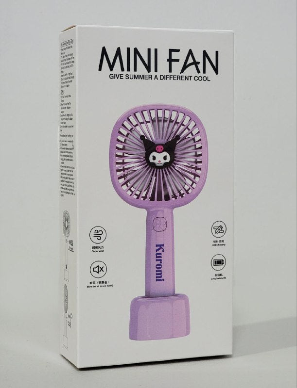 VENTILADOR DE MANO O MESA RECARGABLE MINI FAN