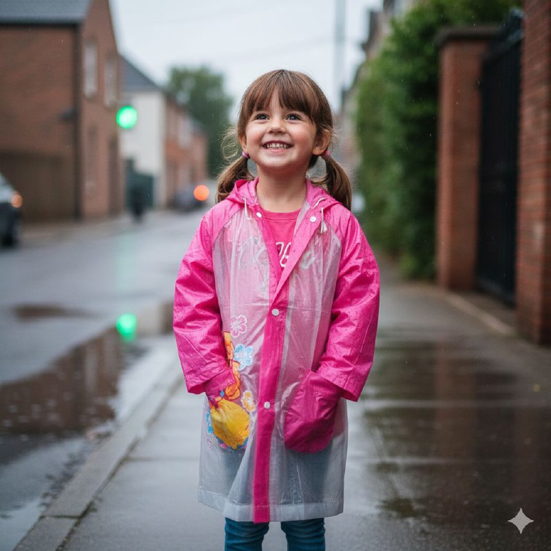 CAPOTE PARA LLUVIA DE PVC IMPERMEABLE PARA NIÑOS LIGERO Y FACIL DE LLEVAR 4 COLORES HUAYI