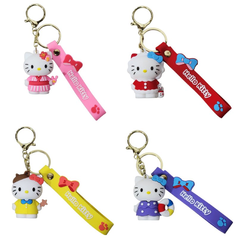 LLAVEROS DE HELLO KITTY 4 ESTILOS DISPONIBLES