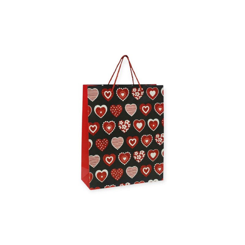 BOLSA DE REGALO PEQUEÑA 18X10X23CM SAN VALENTIN