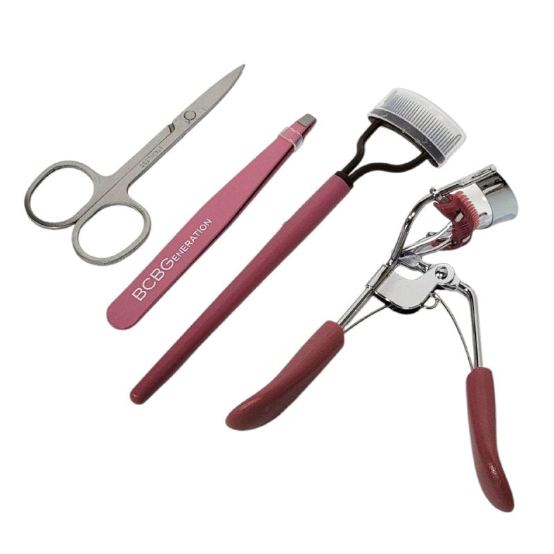 RIZADOR DE PESTAÑAS EN SET DE 4 PIEZAS, ARTICULOS ESENCIALES DE BELLEZA, RIZADOR, TIJERA DE UÑAS, SEPARADOR DE PESTAÑAS, PINZA ORIGINAL BCB GENERATION